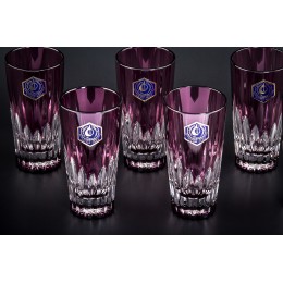 Стопка для водки, коллекция Шартр, хрусталь, цвет аметист CRISTALLERIE de MONTBRONN