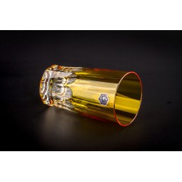 Высокий стакан, коллекция Токката, хрусталь, цвет янтарный CRISTALLERIE de MONTBRONN  