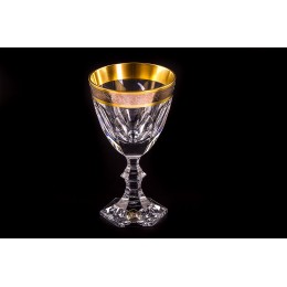 Бокал для красного вина, коллекция Марго, хрусталь,отделка золото с платиной CRISTALLERIE de MONTBRONN  