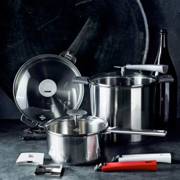 Высокая кастрюля L съемные ручки, Ø20 см, M20QL, CRISTEL