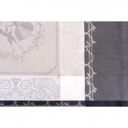 24362 Салфетка GARNIER-THIEBAUD, Багатель Фланель, 54х54 см, серо-синий, 100% хлопок, пропитка против влаги Green Sweet