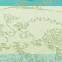 25253 Скатерть, Эден, Nanoпропитка, бирюза, 175*17