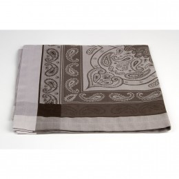 27018 Салфетка GARNIER-THIEBAUD, Пашмина, ледяной каштан, 54х54 см, коричневый, 100% хлопок, пропитка против влаги Green Sweet