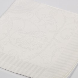 24845 Салфетка, Аполин, белая, хлопок, 54*54 см.