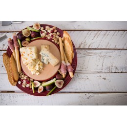 Le Creuset Подставка для сыра с деревянной доской 37х3,5 см, вишня