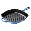 Le Creuset Квадратная сковорода-гриль 26 см, чугун, цвет: марсель 