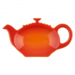Le Creuset Подставка для чайных пакетиков, каменная керамика, цвет: оранжевая лава