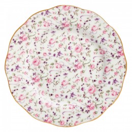 Тарелка десертная Винтаж, 20 см ,"Розы конфетти" Royal Albert, фарфор