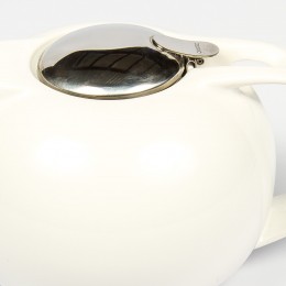 Заварочный чайник Сатурн Чайники, белый фарфор и нержавейка, 1,35 л, TH13S, CRISTEL