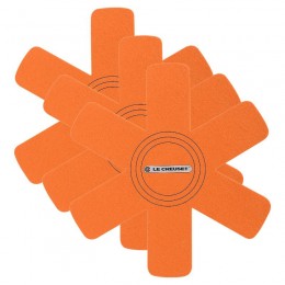 Le Creuset комплект подставок для кастрюль, 3шт оранжевый