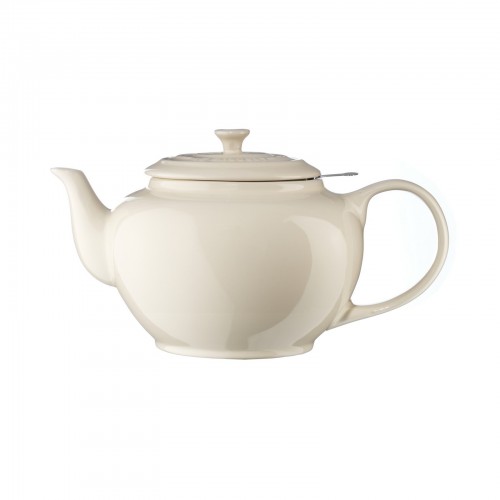 Le Creuset Круглый заварочный чайник, каменная керамика, цвет: жемчужный 