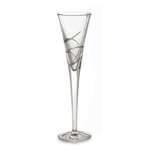 Набор бокалов для шампанского, 2 шт, "Танец с лентой", 28 см Waterford, хрусталь