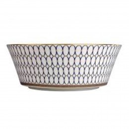 Салатник круглый, 25 см, "Ренессанс Голд" Wedgwood, фарфор