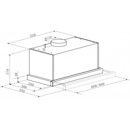 ВСТРАИВАЕМАЯ ВЫТЯЖКА KAISER EA 644 ElfEm Eco
