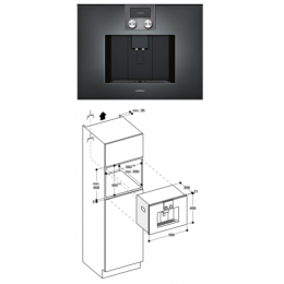 Встраиваемая кофемашина Gaggenau CMP250101